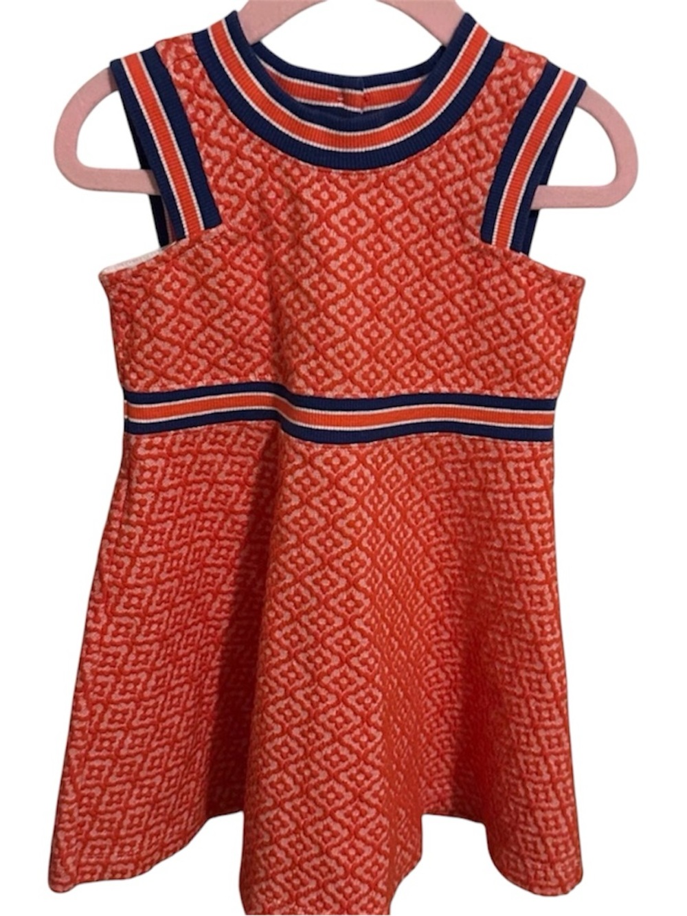Janie and Jack Orange Patterned Dress